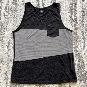 Volcom striped tank top